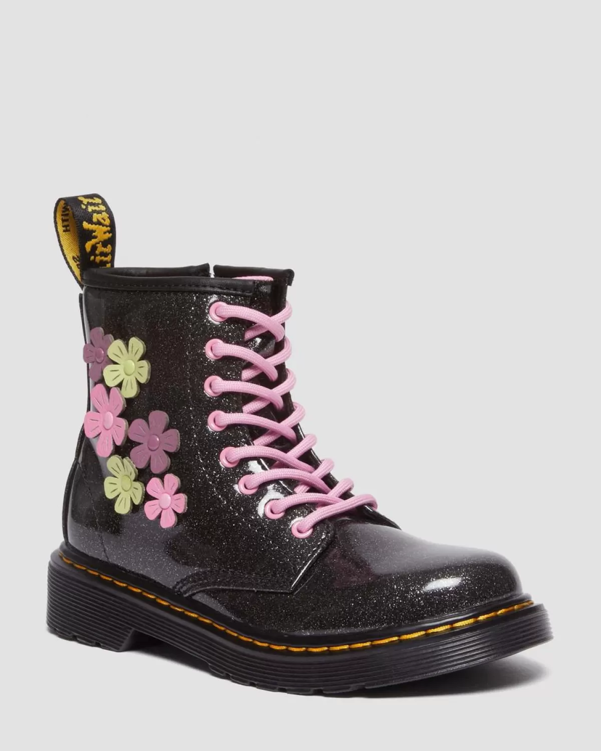 Clearance Boots 1460 à Paillettes, Appliqué Fleur Et Lacets Junior Enfant Voir Toutes Les Chaussures Garçon | Boots