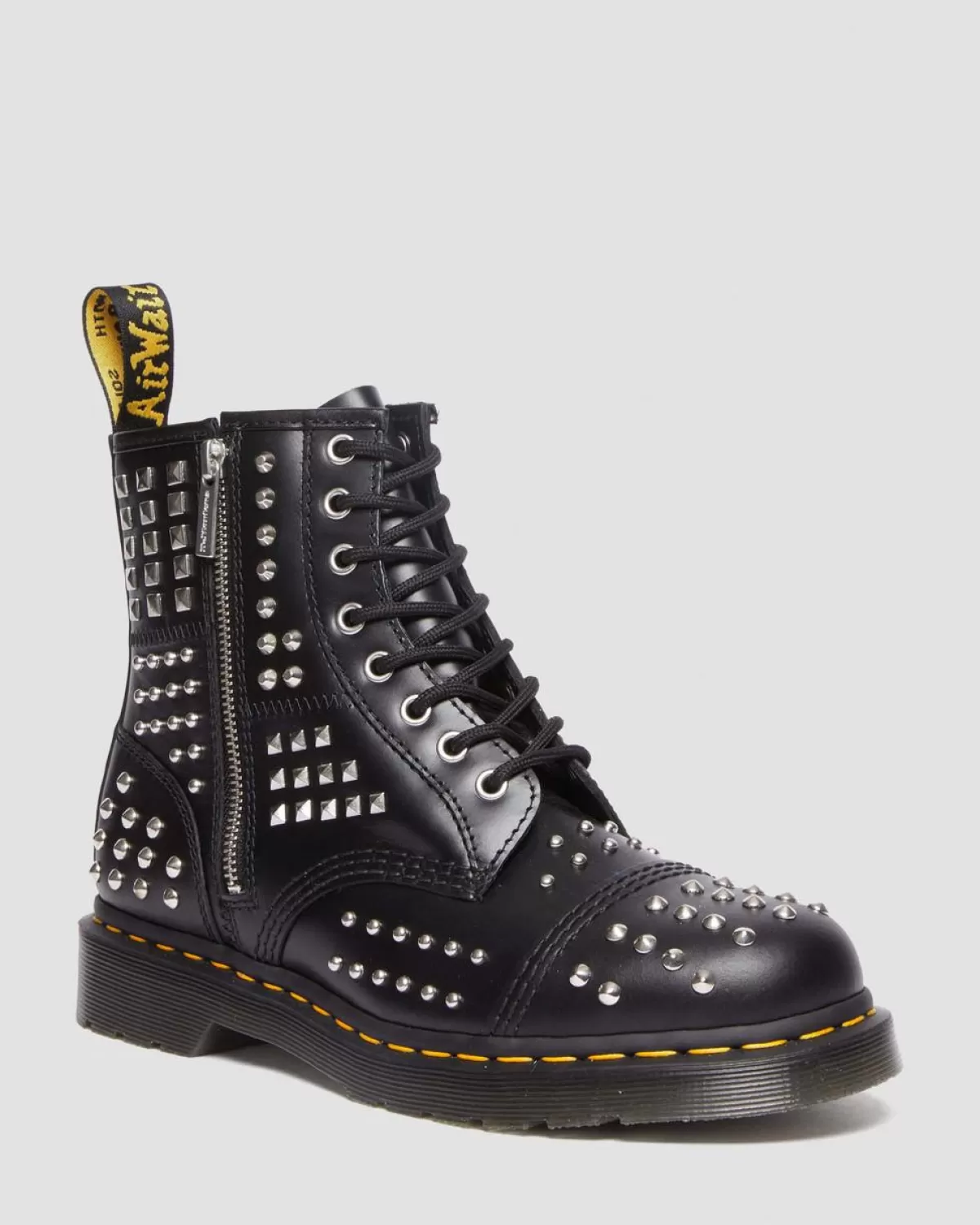 Sale Boots 1460 Studded Zip En Cuir Femme/Homme Bottines | Boots À Lacets