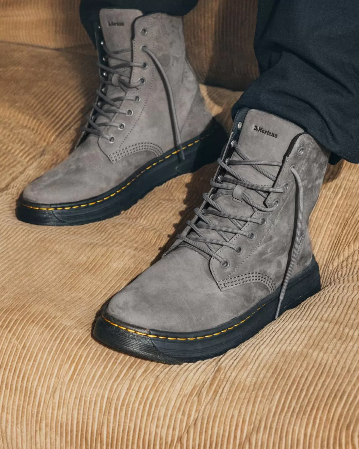 New Boots Crewson En Cuir à Lacets Homme Boots Utilitaires