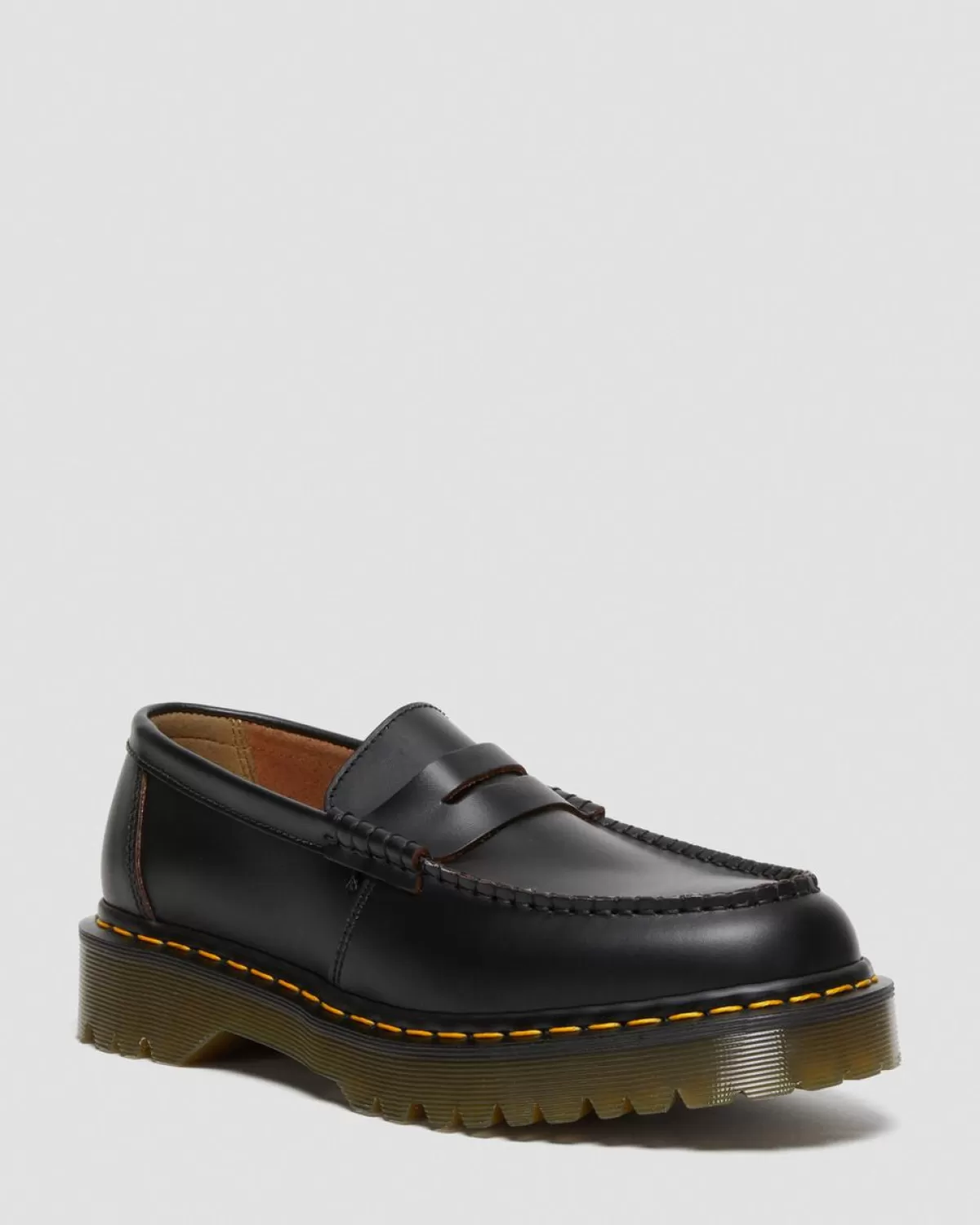 Discount Mocassins Penton Bex Yellow Stitch En Cuir Quilon Homme Mocassins | Chaussures Made In England